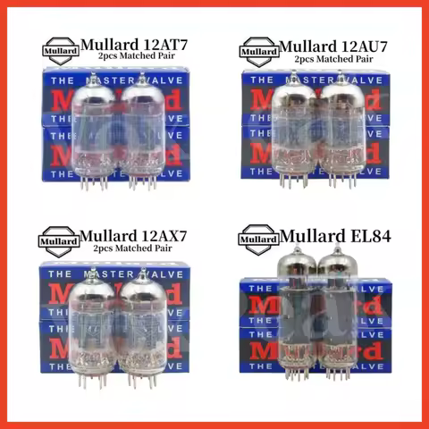 Mullard Vacuum Electron Tube 12AX7 ECC83 B759 12AU7 ECC82 B749 12AT7 ECC81 B739 EL84 6BQ5 6P14 N709 