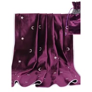 80cm Tarot Tablecloth Card Bag Star Moon Embroidered cloth Large Size Embroidered Velvet Oracle Card