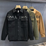 [Workwear Shirt] Workwear Shirt Men's Shirt Long-Sleeved Shirt Casual Shirt American Shirt Japanese 