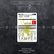 Death Stranding Game Box Warning Sensor Damage Imitation Tape Body Decoration Luggage Case Reflectiv