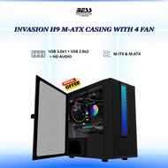 INVASION H9 WITH 4 FAN M-ATX CASE