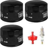 3 Pack Oil Filter Compatible with Troy Bilt LS27 LS33 TB30 TB30R TB33LS TB42 TBWC33XP 13A226JD066 13