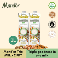 Plant-based Mand'or Trio Milk 1L X 2 PKT