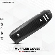 MOKOTO HONDA GIORNO+ 125 MUFFLER COVER HEAT GUARD EXHAUST COVER FOR HONDA GIORNO+ 125