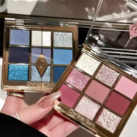 Charlotte Tilbury 4-Colors 6-Colors 7-Colors 9-Colors Eyeshadow Palette Monochrome Pearl Eyeshadow E