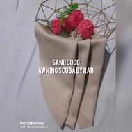 SET-2/KAIN SCUBA AWNING TUDUNG SIAP POTONG Suda jahit/ 19×6