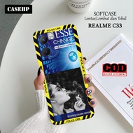 HP REALME C33 Case - Casehp - REALME C33 Casing - Cigarette frame case - Cellphone Skin - REALME C33