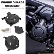 Motorcycle Accessories For Daytona660 Side Engine Cover Protection Case Black New For Daytona 660 DA