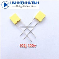 Bag of 60 Capacitors 102j100V 102J 100V square capacitor welding machine 102j