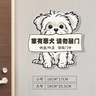 Takeaway Left at Door Sign Entry Door Decoration Hanging Reminder Home Has a Fierce Dog Please Do No