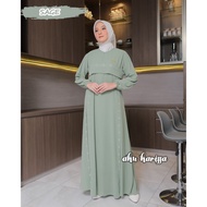 [ Ready] Milva Dress Ceruty Aku Karissa, Astiani Dress By Aku Karissa,