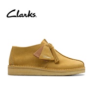 Clarks Womens Desert Trek. Boots  - Golden Tan Suede Kasut Perempuan