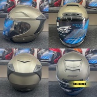 GRACSHAW GAIZER G838 MATT TITAN (Open Face Helmet)