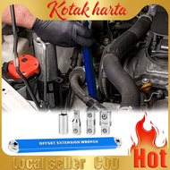 Offset Extension Wrench/For Tight Spot Car Repair/1/2 1/4 3/8 Drive Adaptor/Socket Spanner Tool/Home