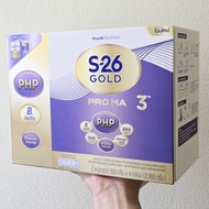 S-26 Gold Pro HA 3 size 2000 g. (500g×4boxes) นมผง S-26 โกลด์ โปร เอชเอ สูตร 3