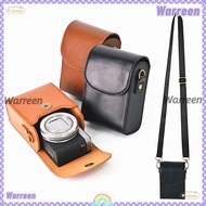 WARREEN Camera , Shockproof Portable Storage Bag, Adjustable Strap Leather Waterproof Protective Cov