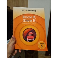 Know It Show It Independent Practice Grade 5 - Into Reading - HMH