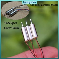 KANGNKA 1/2/5pcs Coreless Motor, 615 Mini 615 Tiny Hollow Cup Engine Motor, 6mm*15mm High Speed DC 4