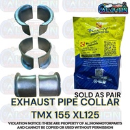Muffler Collar TMX155 Exhaust Pipe 2pcs/1pack