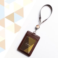 真皮Being伸縮卡套組/精緻迷你拉環/元氣柴犬_AMBH13