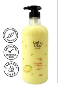 A life Springblis yuzu lavender mint grenn oasis & cherry blossom shower cream