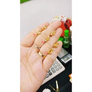 925 SILVER GOLD CLIP EARRINGS