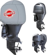 600D Heavy-Duty Waterproof Outboard Motor Cover for Yamaha 4.2L V6 F150 F175 F200 Offshore - Fade-Re