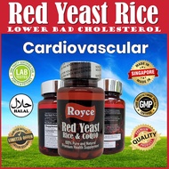 Red Yeast Rice CoQ10  - 60 capsules Cardiovascular heart health natural statins lower Cholesterol LDL blood pressure