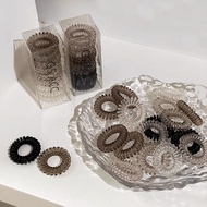 XO Box of 9 Colorful High Quality Elastic Spring Hair Bands, Elastic Hair Bands, Korean Style Bracel