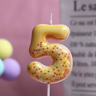 Dessert Cake Birthday Number Candle Cute Party Children Fairy Cake Decoration Birthday Decoration On