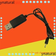 YNATURAL Lipo Battery Charger Line, ABS Black USB Charger Cable Charger,  Lithium Battery 3.7V Quadc