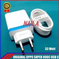 diskon!! charger casan oppo 33watt super vooc original 100% type c