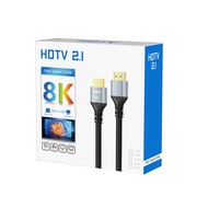 SG【READY STOCK】8K 60Hz HDMI 2.1 Cable Ultra High Speed 48Gbps HDMI Dynamic HDR Vision HDR 10 eARC HDMI Cable for MacBook pro 2023 PS5 PS4 Xbox Roku UHD TV Blu-ray Projector