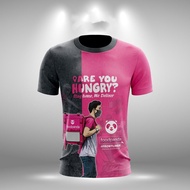 2022 EXCLUSIVE FOOD PANDA RIDER T-Shirt Full Sublimation 3D Print T-Shirt Summer Short Sleeve Tee