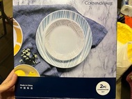 全新正版-Corningware dinnerware set 2pieces 康寧牌碟兩隻