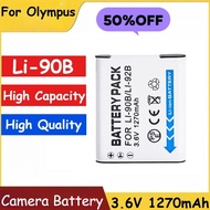 Li-92B Li-90B Camera Battery 3.6V 1270mAh for Olympus Tough TG6 TG5 TG4 TG3 DB-110 SH-1 SH-2 SH3 SH-