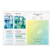 (DELIVERY FROM 2 PIECES) (1 ODD PIECE) Cell Fusion C First Cooling Mask/ Cica Cooling Mask/ Radiance