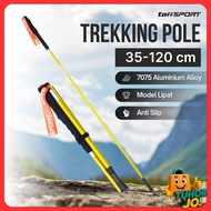 TaffSPORT Folding Hiking Stick Trekking Pole Aluminum 7075 120cm - 7075