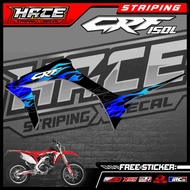 547 STRIPING STICKER CRF 150L - STRIPING STICKER CRF 150L PREMIUM GRAPHICS