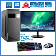 Bộ máy tính để bàn PC Gaming + Màn hình 19 inch Provision Cấu hình core i3 i5 i7 Ram 8GB SSD 240GB +