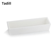 [dksqer] 60ml Alumina (99%) Crucible Boat Sample Holder For Lab Muffle Furnace 1800