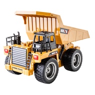 Huina RTR 1534 1/18 2.4G 9CH RC Car Dump Truck Alloy Bucket Cabin LED Light Engineering Remote Contr