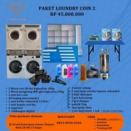 Paket Usaha Laundry Coin Lengkap -  Murah