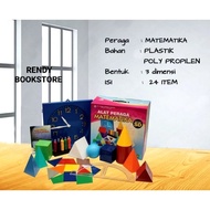 Elementary school math teaching aids Kit for building spaces 24 items