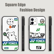 Casing For Redmi 9 Power 10A Note 9s 12 13 Pro Plus K70 Pro A2 Plus Yonex Badminton Racket anime OAP02 Phone Case Square Edge