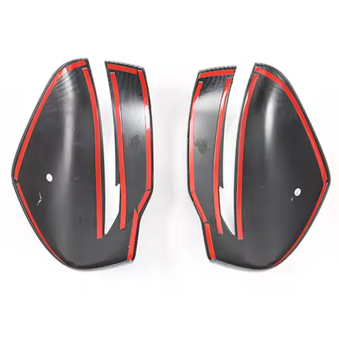 N29R_RB Rear View Mirror Cover for Nissan Navara NP300 2019-2022 Carbon Fiber