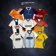 NTBSFACTORY Jersey World Cup 2026 Fantasy Retro Football Jersey World Cup Jersey Adult Jersey