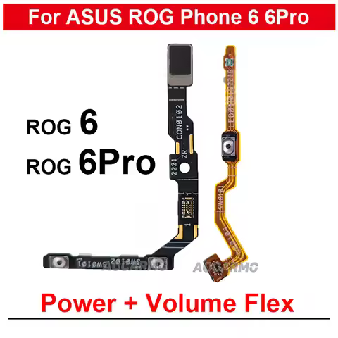 Power On Off Volume Buttons Flex Cable Replacement For ASUS ROG Phone 6 Pro 7 Rog7 ROG6Pro ROG6 Repa