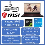 [Brand New] MSI GF66 11UE-253SG Gaming Laptop (i5-11400H | 16GB RAM | RTX 3060 | 15.6" FHD 144hz | WIN 10 HOME)