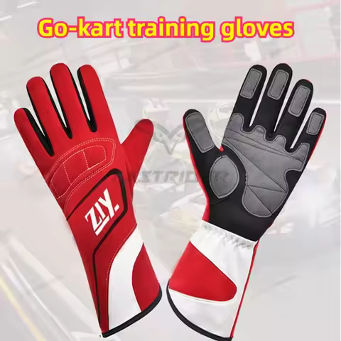 Karting Racing Gloves Silicone Non-slip Go Kart Race Gloves Off-road Vehicle Motorcycle Drift Sports